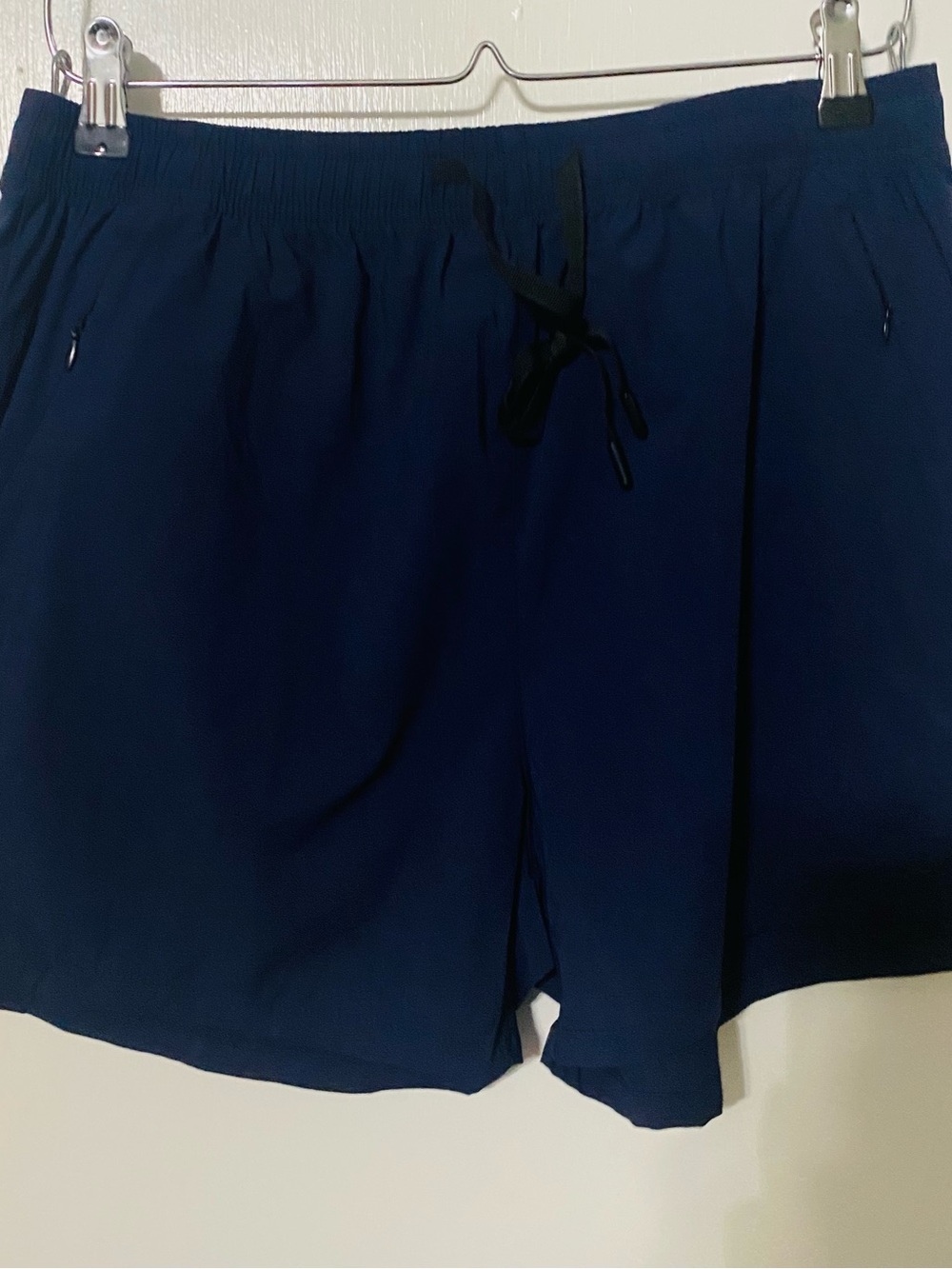 Women’s Elastic-Waist Shorts - Navy, White, Olive - Picture 3 of 9